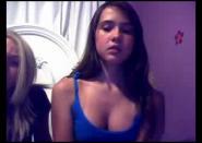 Two chicks smoke and flash on Omegle