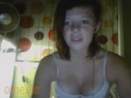Shy redhead girl playing adult games on Omegle